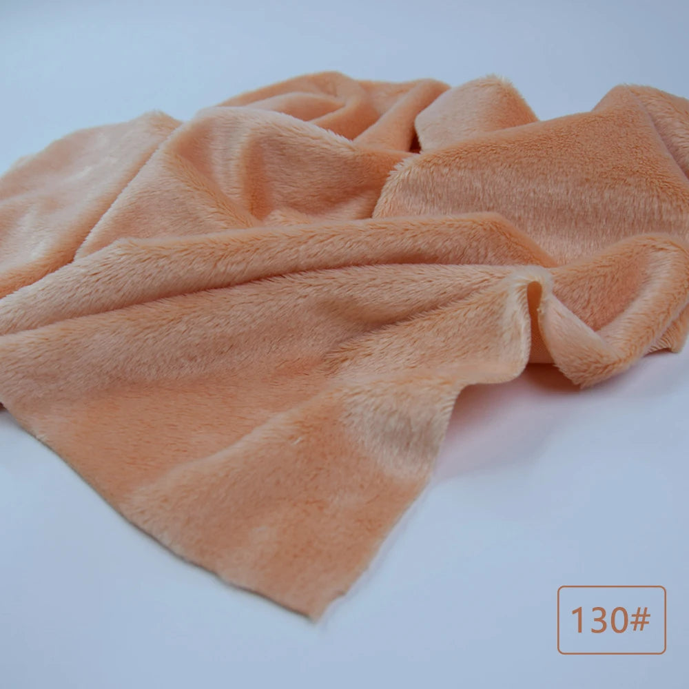 5mm Plüschstoff Verkauf unelastisch 45x50cm Kurzhaar Plüschstoff Kunstfell Polyesterfaser DIY Plüsch Nerzstoff