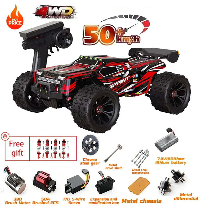 SG116MAX SCY9522 1:16 High Speed Drift Racing 80KM/H Brushless Motor 4WD 9522PRO 50KM/H RC Car Off Road Car Toys For Kid Gift