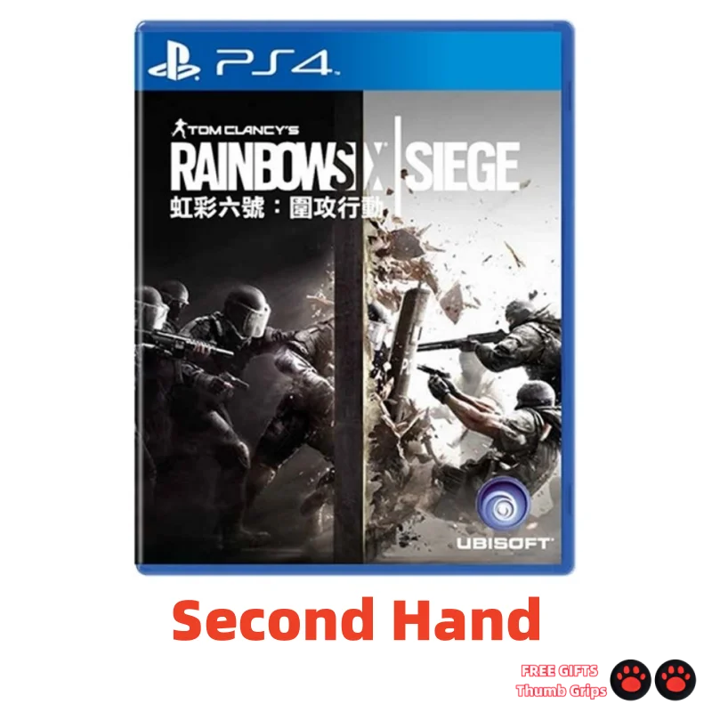 Sony Playstation 4 PS4 Original Gebraucht Spiel-CD Rainbow Six Siege Storefront Intro Trailer PS4 SONY Playstation 4 Spiele-Angebote Karte