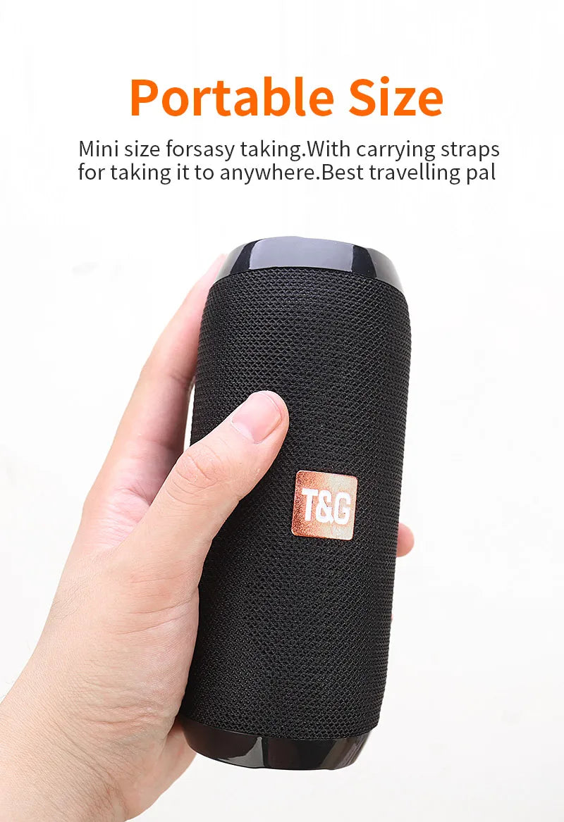 Kabelloser tragbarer Bluetooth Lautsprecher Caixa De Som Blutooth Musik Sound Box Für Radio FM Subwoofer Blootooth Audio Hand Free Baffe