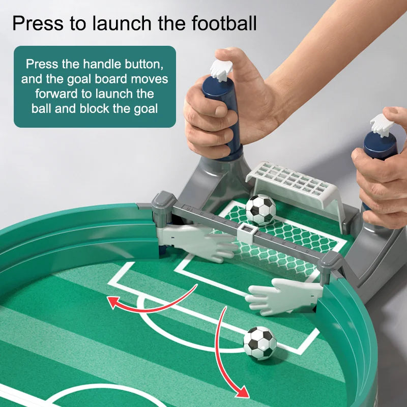 Fußballtisch für Familienfeier, Fußball-Brettspiel, interaktives Desktop-Fußballspielzeug, Geschenk für Kinder Jungen, Sport, Outdoor, tragbares Spiel