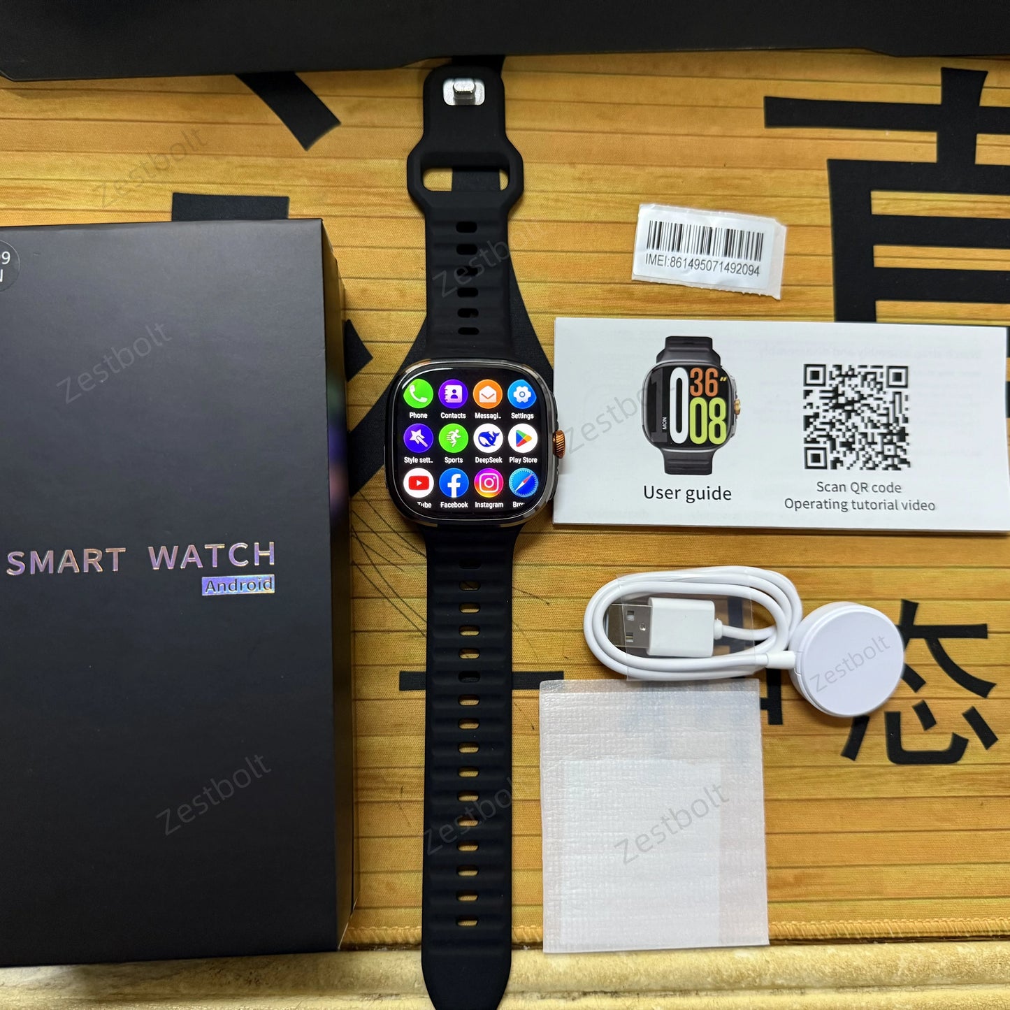 Nouvelle montre connectée M99 5G version cellulaire, écran Amoled 2,4 pouces plus grand, Android 10, avec caméra rotative et emplacement pour carte SIM, Wi-Fi