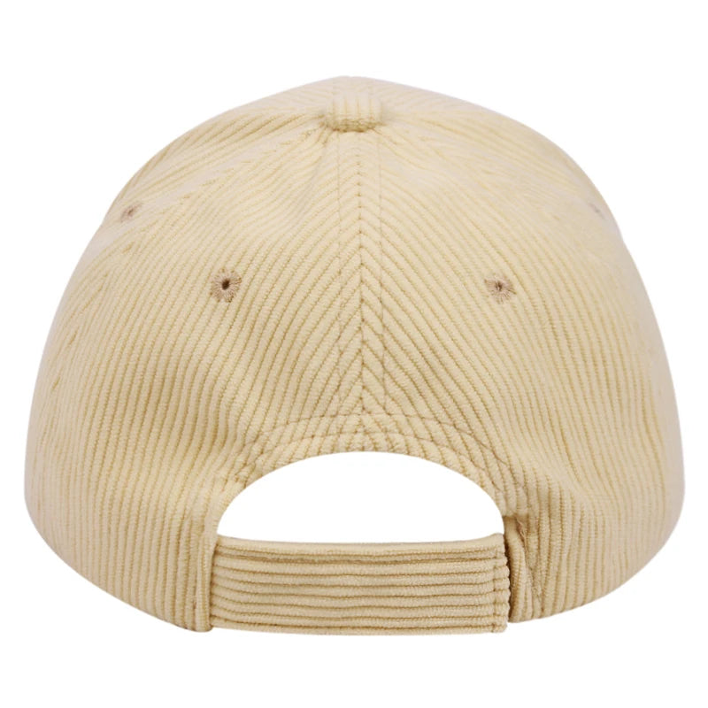 Casquettes de baseball en velours côtelé brodées New York pour hommes et femmes, idéales pour les sports de plein air et les tenues décontractées