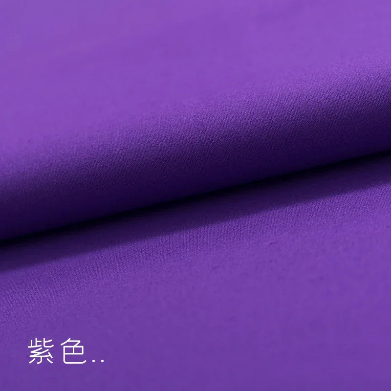 Tissu Popeline de Coton Couleur Unie Robe de Poupée Chemise Pantalon Décontracté Conception de Vêtements Tissu de Couture Matériau de Mode en Gros au Mètre
