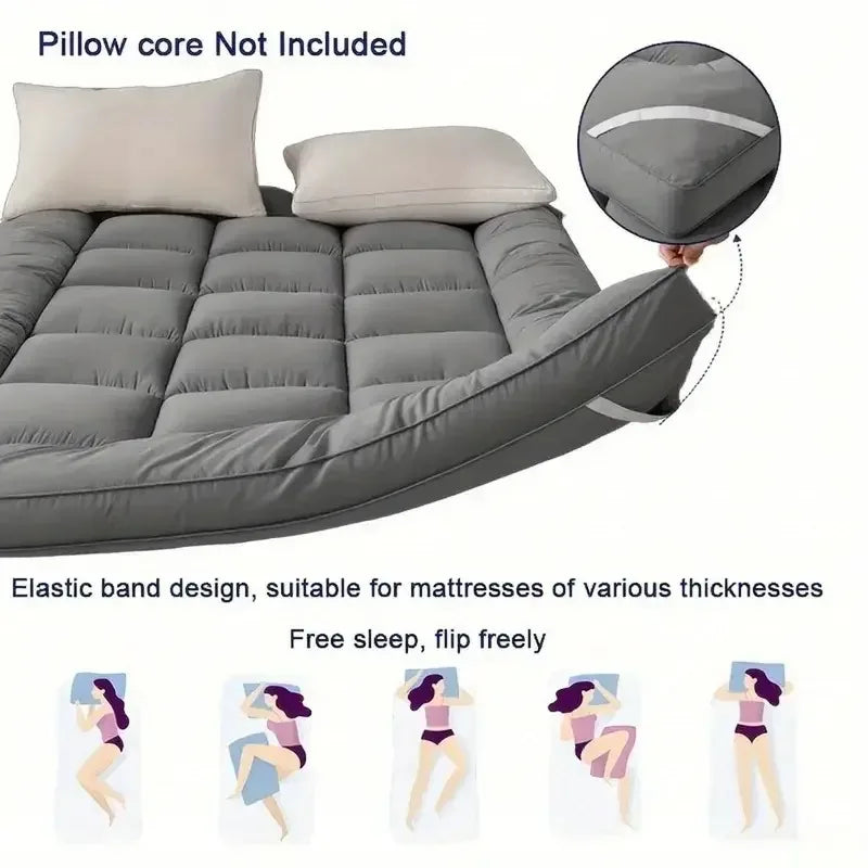 Thickened 3D Mattress Foldable Soft Tatami Cushion 90/100/120/150/180/200cm Non-slip Bed Pad for Home Bedroom Dormitory Student