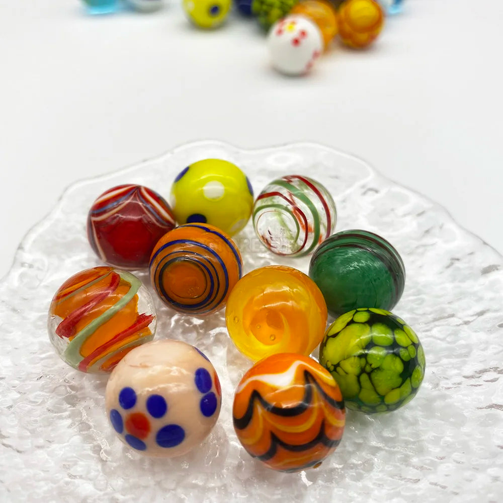 G1-16 Heimdekorationskollektion Kreative handgemachte Glasmurmeln Seltenheit Kinder-Puzzlespiele Spielzeug Süße Neujahrsgeschenke für Kinder
