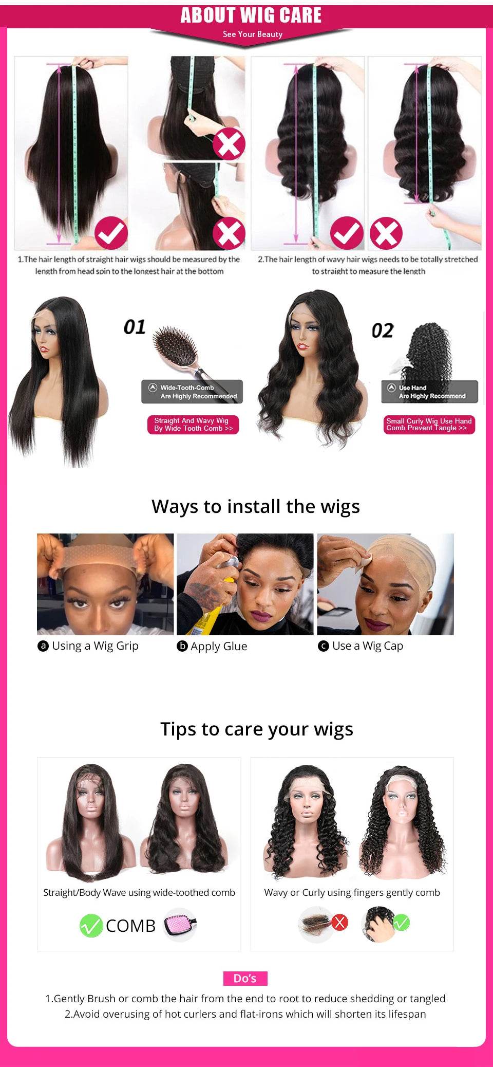 30 Zoll Water Wave Echthaarperücken mit Pony, klebefreie Pony-Perücke, Kinky Curly Bob Perücke mit Pony, vollmaschinell gefertigte Perücke, 180%