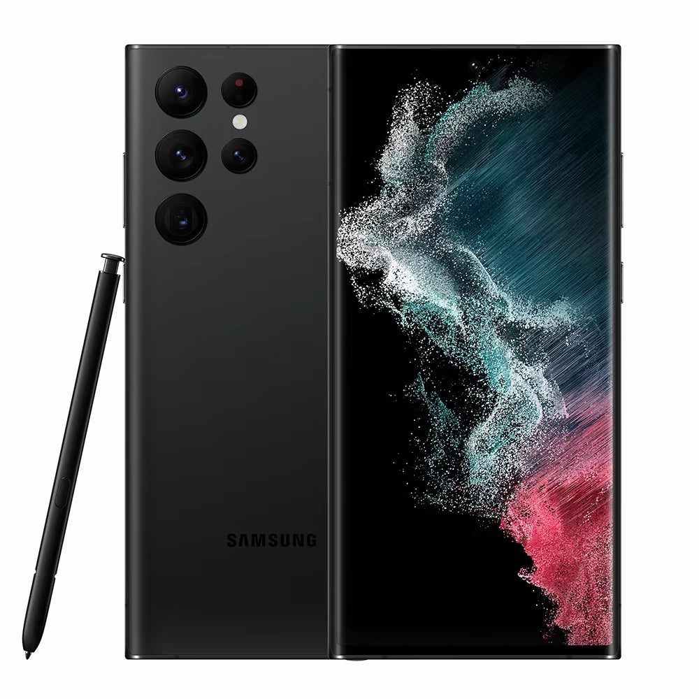 Samsung Galaxy S22 Ultra 5G S908U1 Caméra 8K Écran 6,8 pouces 128 Go Téléphone original déverrouillé S22U Version US Téléphone portable reconditionné