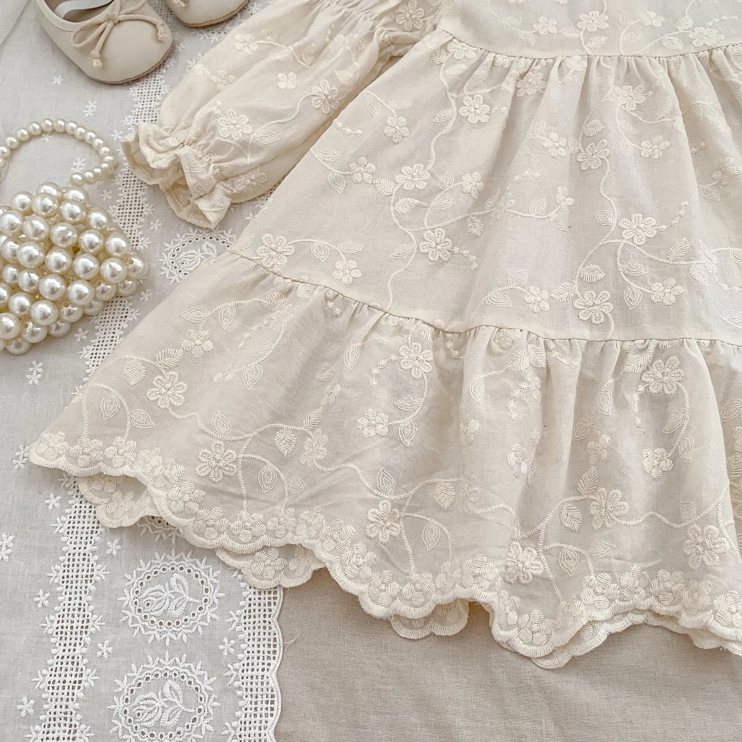 Nouvelle robe de sœur automne 0-6 ans, robe de soirée pour fille, barboteuse brodée pour bébé fille, robe de princesse en coton pour enfants, fête d'anniversaire de sœur