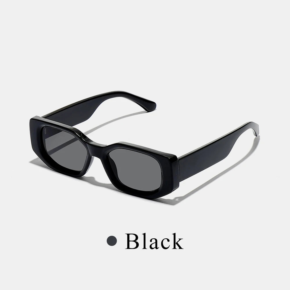 Ruiao 2026 neue schwarze klassische Retro Designer Marken Sonnenbrille mit konkaver unregelmäßiger dicker Fassung für Damen und Herren