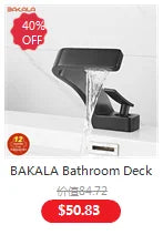 Robinet de lavabo doré/blanc, robinet de salle de bain noir, mitigeur de lavabo créatif en laiton gris, robinet de lavabo cascade chaud et froid