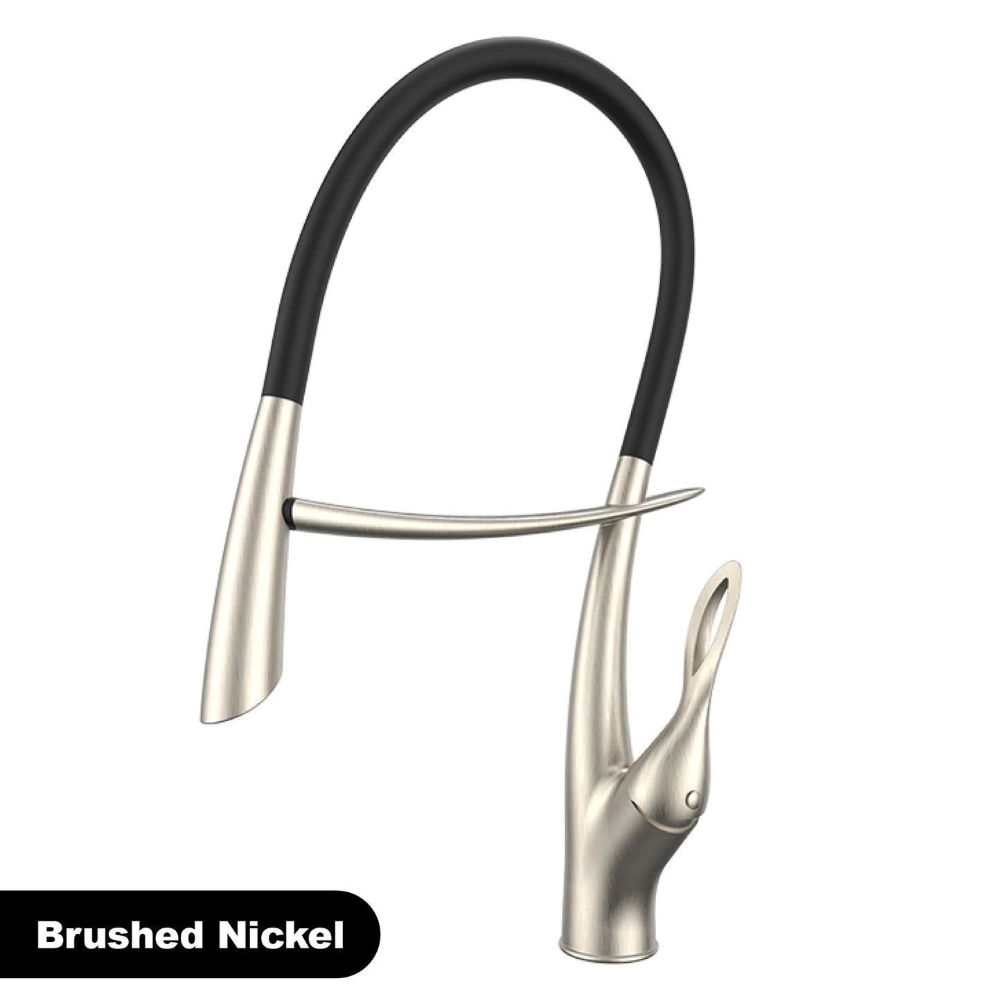 Mitigeur de cuisine Gestan en laiton brossé doré avec interrupteur tactile, cartouche céramique monotrou, robinet d'évier eau chaude et froide