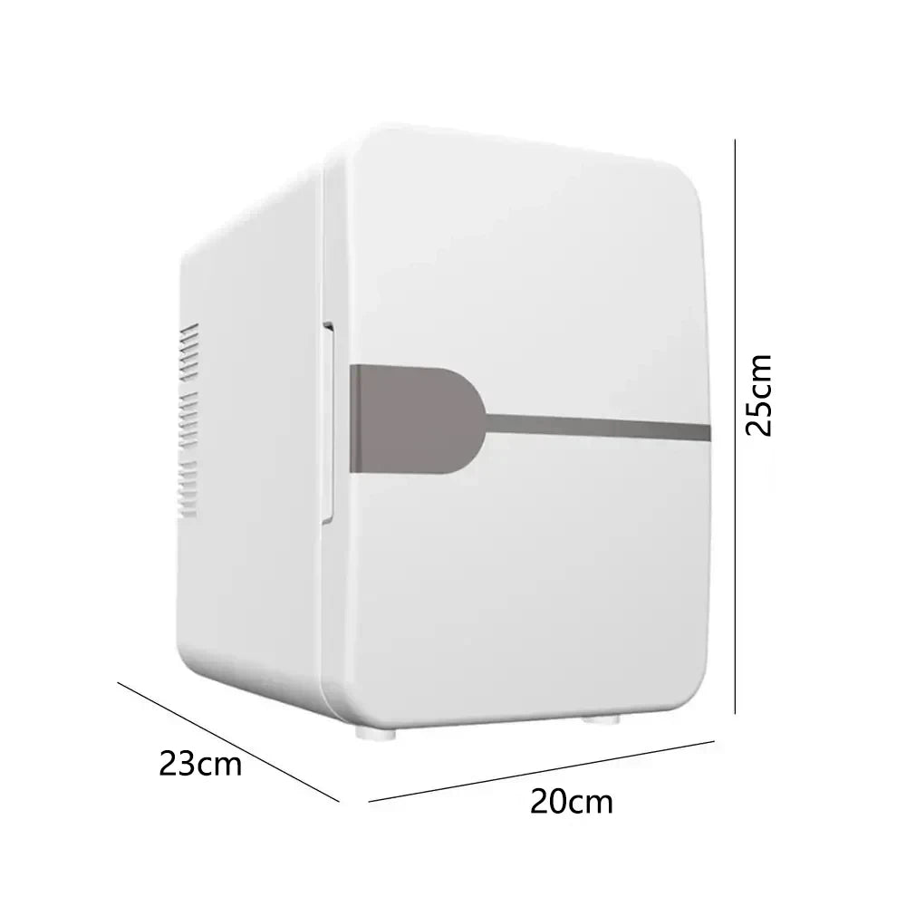 6L Auto Mini Kühlschrank Schönheitskosmetik Maske Make-up Hautpflege Kühlschrank Halbleiter USB Beheizter Kühl-Dormitory-Kühlschrank