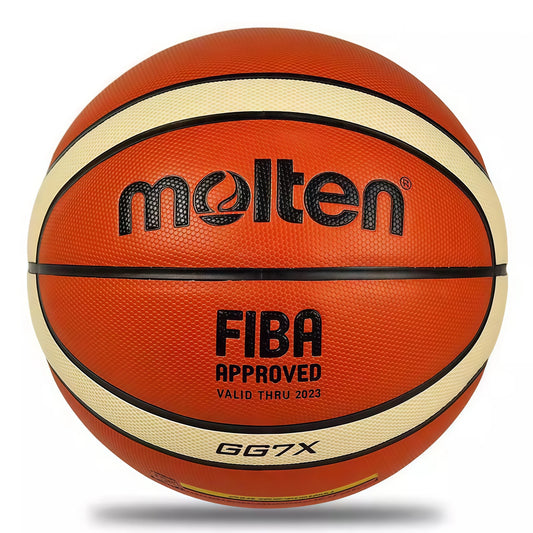Molten GG5X GG6X GG7X Basketball PU Leather for Adult Teenager Children Outdoor Indoor Match Training FIBA Approved