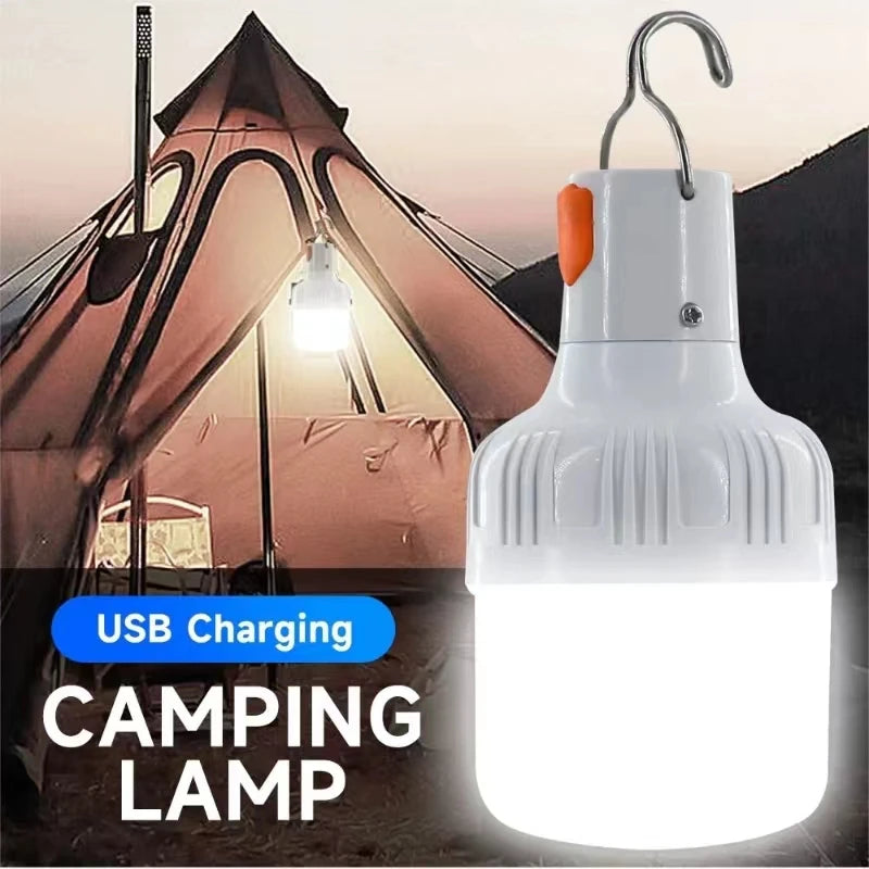 LED Camping Light 20W 40W 80W Portable Emergency Bulb Waterproof 360° Lighting Outdoor Camp High-bright Lights Dimmable Lantern