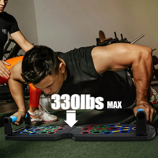NW 21 in 1 Push Up Board  Portable Folding Exercise Station Portable Push Up Fitness Equipment Strength Gym Training Equipment