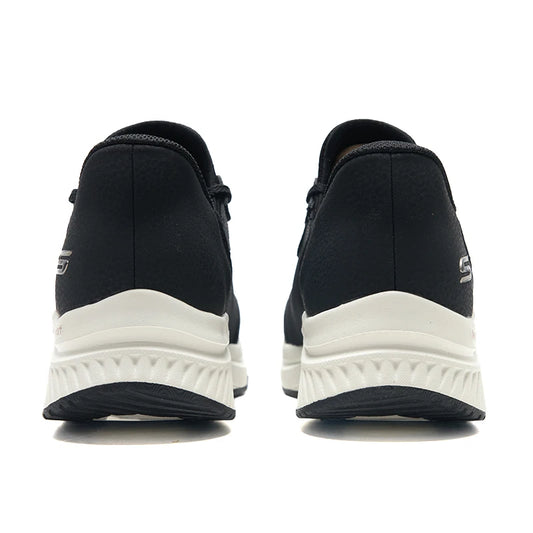 Skechers Womens Shoes Running Sneakers Trendy Outdoor Lightweight Wear-Resistant Low-Top Casual Shoes 117627-BLK