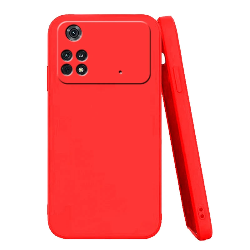 Ricestate case For Xiaomi Poco M4 Pro 4G Soft Silicone Matte Camera Protective Phone Cover For POCO M4 Pro 4G Case Coque Slim