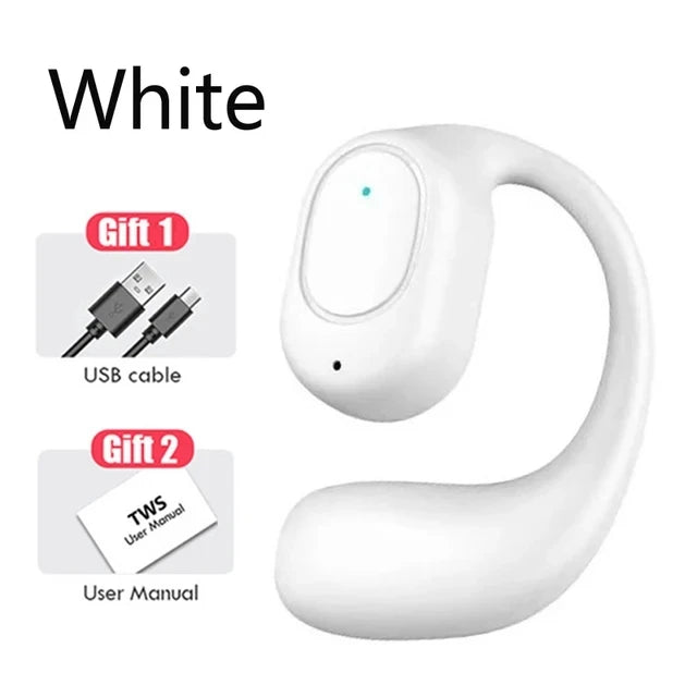 Kabellose Kopfhörer Bluetooth-Headset mit Mikrofon Knochenleitung Freisprech-Kopfhörer mit Geräuschunterdrückung zum Autofahren Audifonos