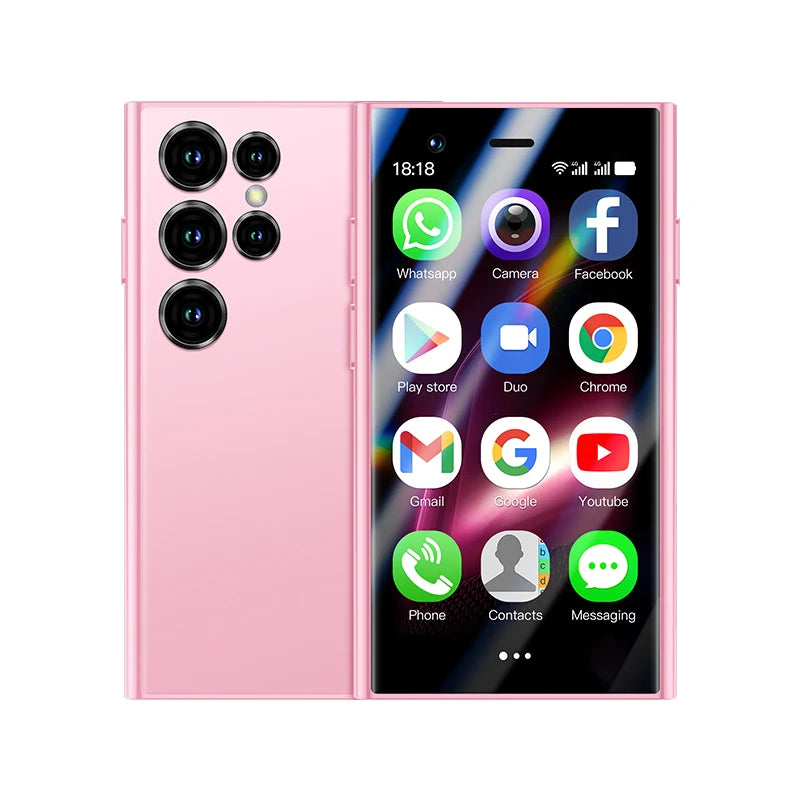 SOYES S24 Pro Max 4G Mini Phone - Android 3-inch Face Unlock Dual SIM Dual Standby | 2+16GB Memory 2400mAh Long Battery Life