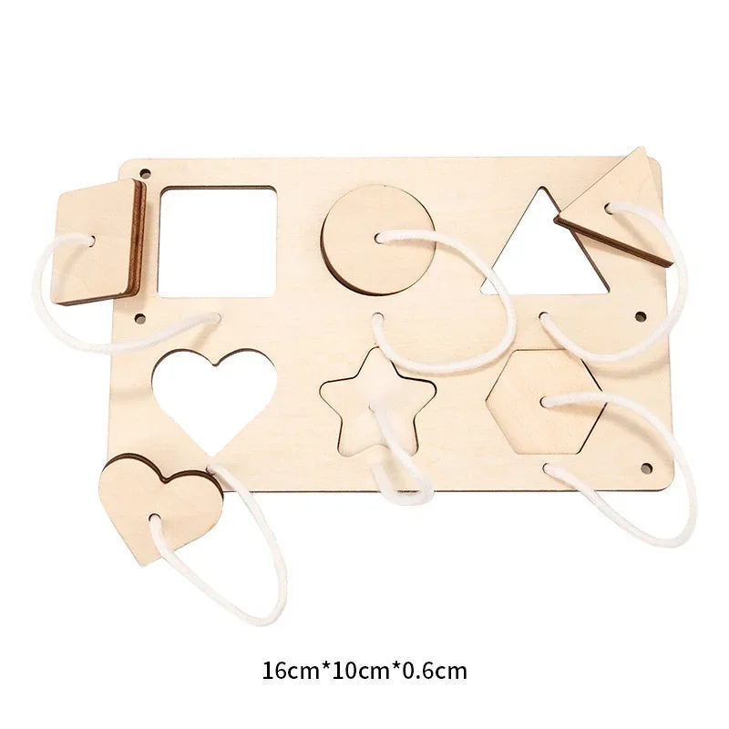 DIY Busy Board Montessori Lernspielzeug Tier Rutsche Reißverschluss Nummer Buchstabe Wolke Holzchip Grafikzuordnung Holzteile Geschenke