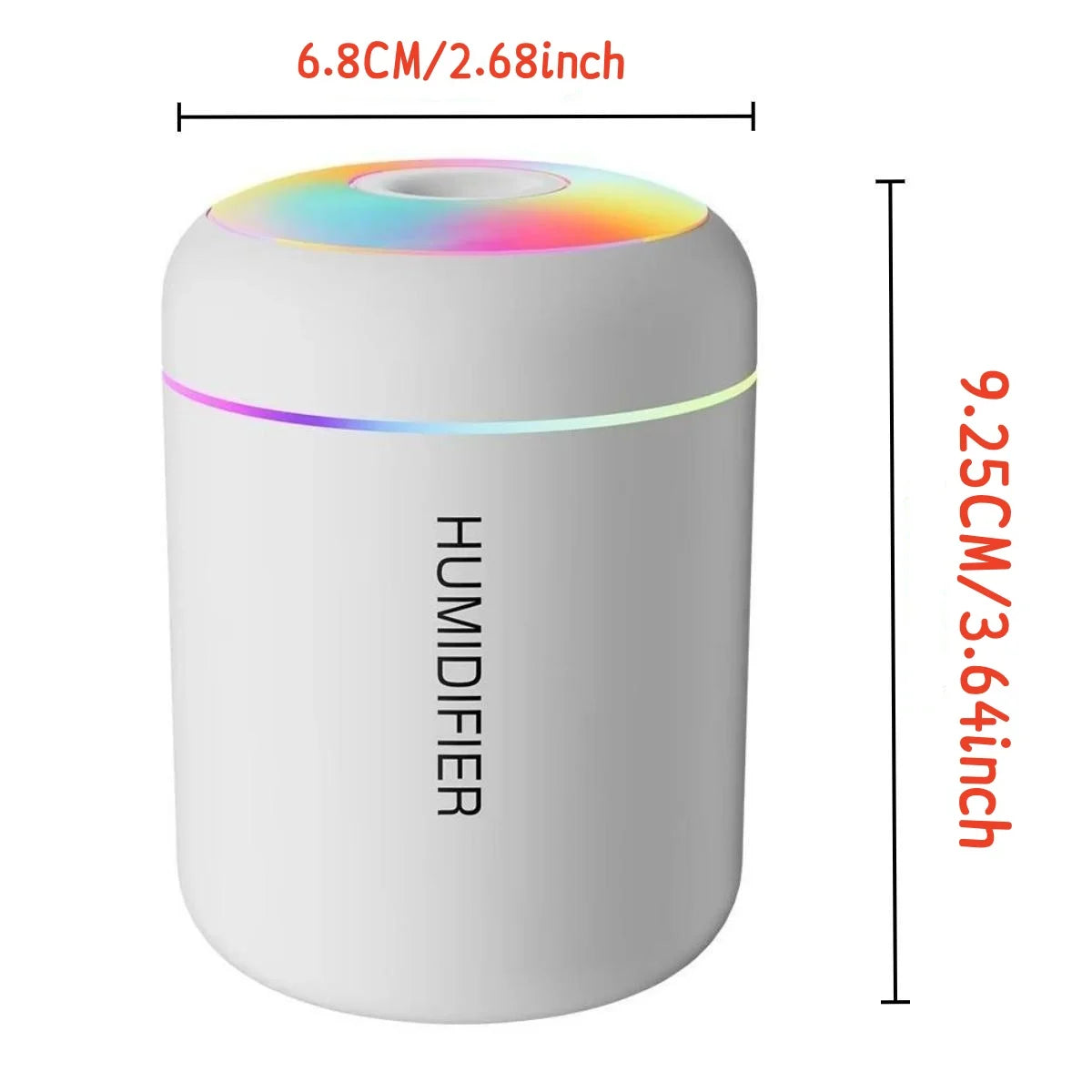 180ML Mini Luftbefeuchter USB Elektrischer Aroma Diffusor Ätherisches Öl Reiniger Aromatherapie Nebel Erzeuger Lichter Für Auto Zuhause Schlafzimmer