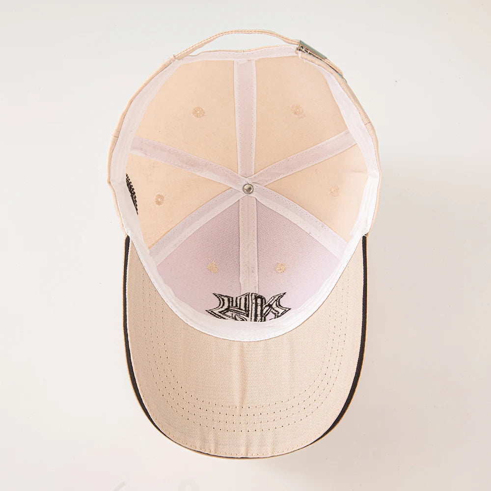 1 Baseballkappe Unisex mit gesticktem New York Logo und Sternen – Leichte Kappe, dehnbar mit verstellbarer Schnalle für Outdoor-Aktivitäten
