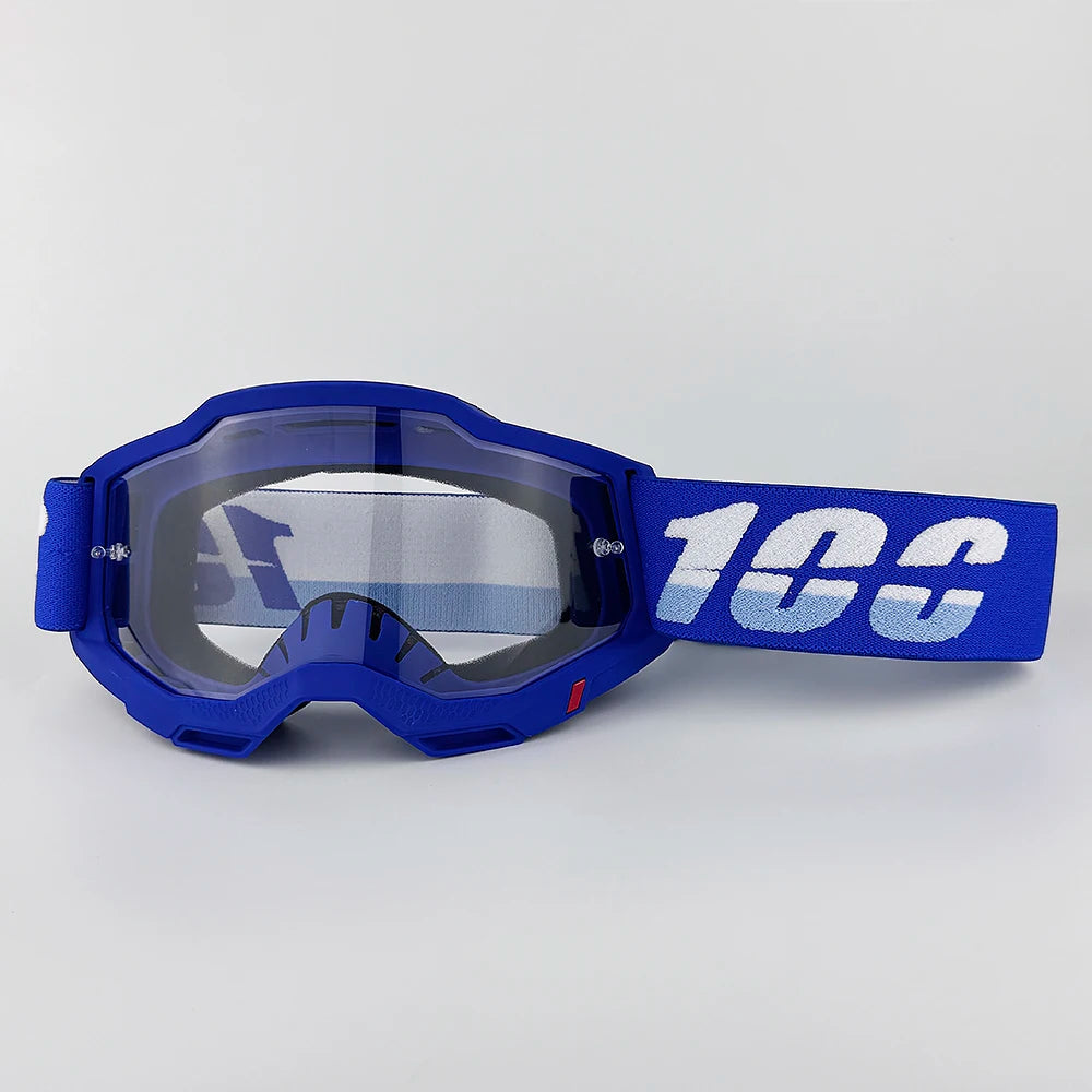 100 Motocross Goggle Glasses MX Off Road Masque Helmets Goggles Ski Sport Gafas for Motorcycle Dirt Bike Glasses and bag