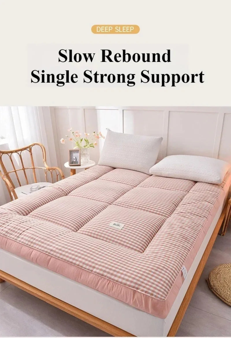 Thickened 3D Mattress Foldable Soft Tatami Cushion 90/100/120/150/180/200cm Non-slip Bed Pad for Home Bedroom Dormitory Student