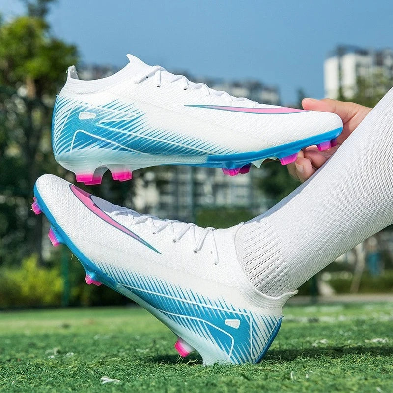 Nouvelles chaussures de football antidérapantes pour terrains de football, bottes d'entraînement, matchs, baskets unisexes de haute qualité pour adolescents, Chuteira De Campo