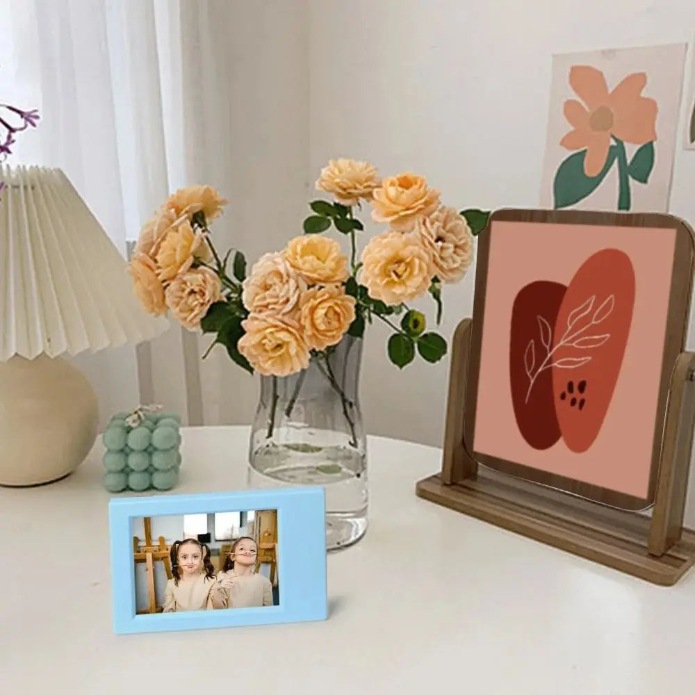 Fuji Instax mini 3 inch Photo Frame Art Photo Display Vertical Instant Film Camera Desktop Decor Colorful Picture Holder