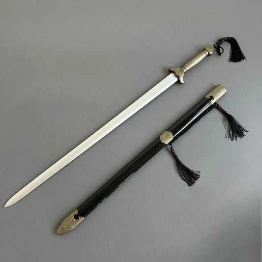 100cm/33.37in Master Sword Taiji Training Cosplay Model Katana Props Toy Sports Display Peripherals With Sheath Collectible Gift