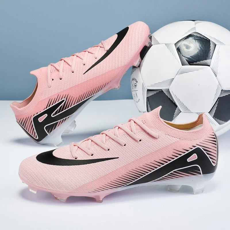 Nouvelles chaussures de football d'extérieur pour hommes Crampons de football Match Entraînement TF/FG Gazon Cheville Crampons longs Sport Haute qualité à succès