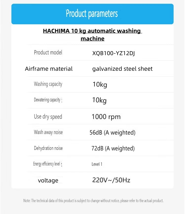 High Quality 10kg 2 in 1 Washer and Dryer Combo Automatic Front LoadingWashing Machines and Drying Machines