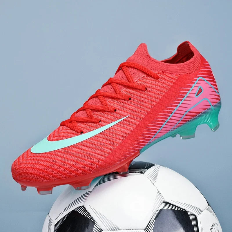 Nouvelles chaussures de football d'extérieur pour hommes Crampons de football Match Entraînement TF/FG Gazon Cheville Crampons longs Sport Haute qualité à succès