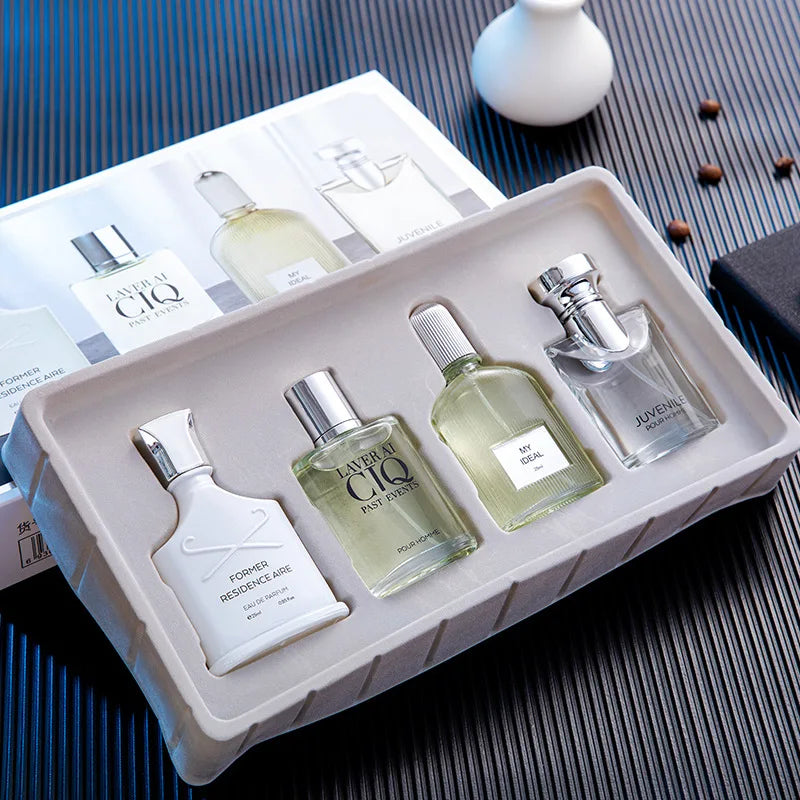 Wild Herren Parfüm Geschenkset 3*30ml Lang Anhaltendes Cologne für Männer Maskuliner Duft Eau De Toilette Kit Herren Tägliches Körperspray Box