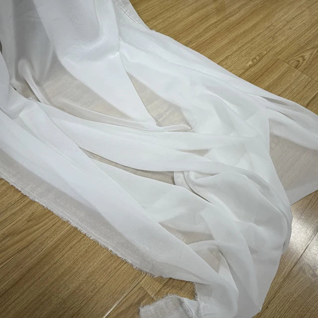 Tissu en mousseline pour robes, jupes, chemises, vêtements, décorations et projets de couture DIY, rose et violet