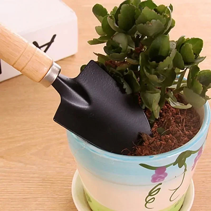3er-Set Mini-Gartengeräte für Gartenpflanzen, Blumentopf, Kakteen, Gemüse, Graben, Jäten, Zimmerpflanzen, kleine Gartenwerkzeuge