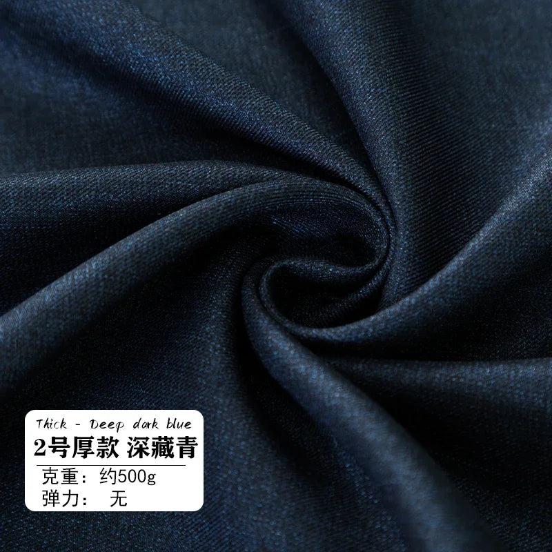 Tissu de Costume Élastique Haute Densité Mince Épais Manteau Pantalon Jupe Vêtements Design Tissu Anti-Boulochage Anti-Décoloration Vente en Gros au Mètre