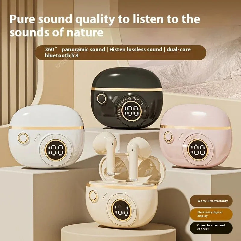 True Wireless In-Ear Headphones Balanced Armature Sleek Design Comfortable Fit Premium Sound Gaming Earphones for Sport