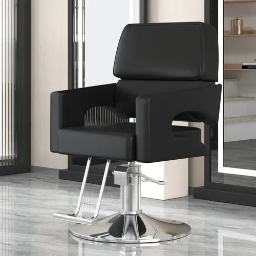Chaise de Salon de Luxe Lifter, Protecteur en Métal, Dossier, Chaise de Barbier Pivotante, Fauteuil Confortable Nordique, Cadeira De Cabeleireiro, Mobilier de Salon