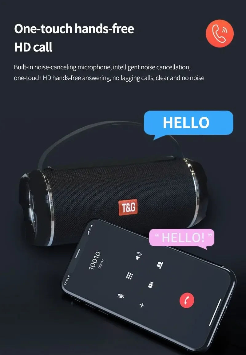 Kabelloser Subwoofer Tragbarer Bluetooth Lautsprecher Radio FM Wasserdichte Soundbox Musik Caixa De Som Coluna Blootooth Bass Hifi Bocina