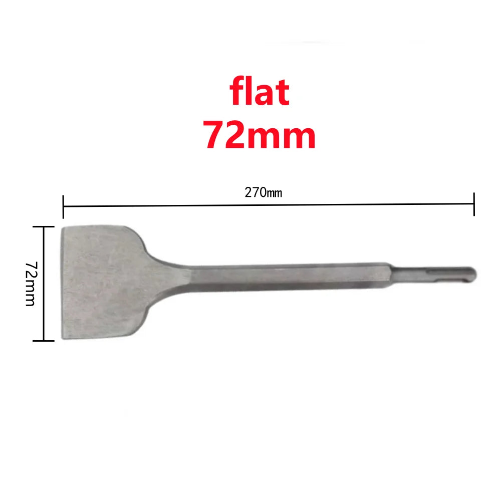 250mm Meißelsatz SDS Plus Schaft Elektrohammerbohrer Punkt Nut Flachmeißel Mauerwerkzeug für Beton Ziegelwand Stein