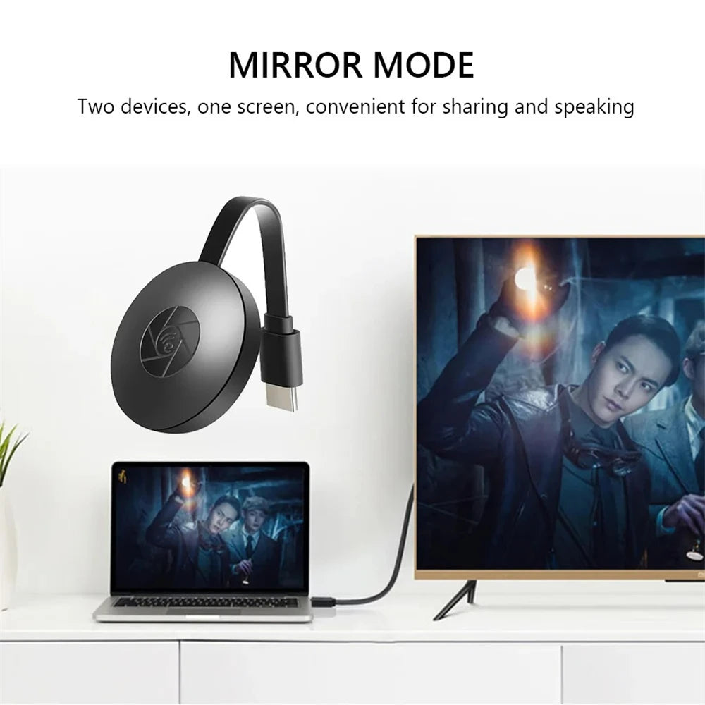 Wireless TV Stick Video Receiver Portable 1080P TV HD WIFI Dongle Adapter For Android/iOS TV Box Computer Live Screen Projector