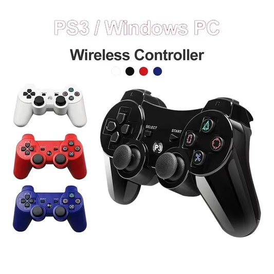 Manette sans fil compatible Bluetooth pour manette de jeu PS3 pour PlayStation 3, accessoires de contrôle, manette de jeu USB pour PC