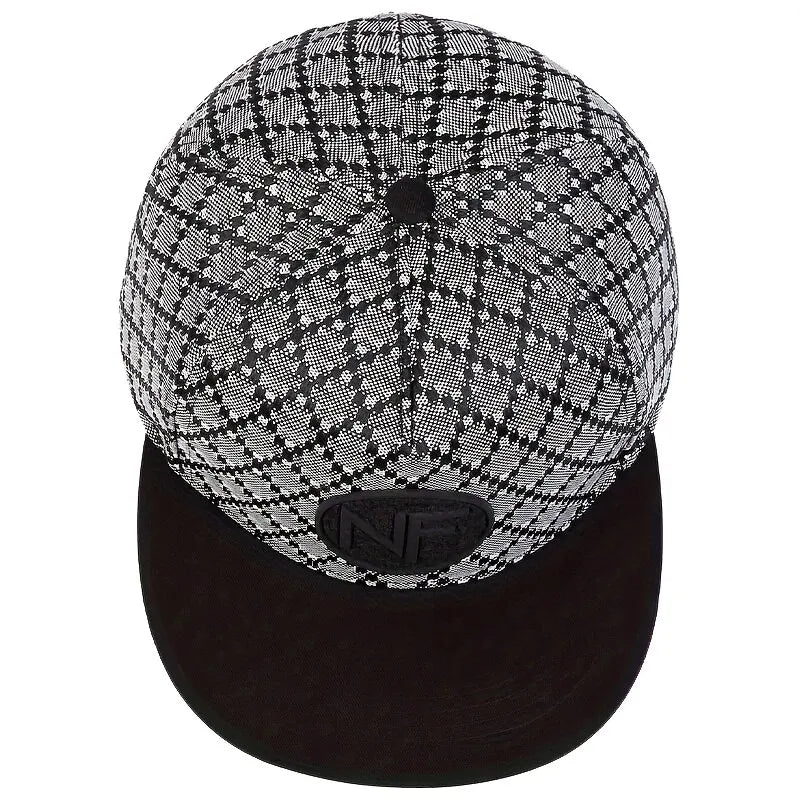 Unisex NF-Buchstaben-Stickerei-Hip-Hop-Mützen Frühling und Herbst Outdoor Verstellbare Freizeit-Baseballkappen Sonnencremehut