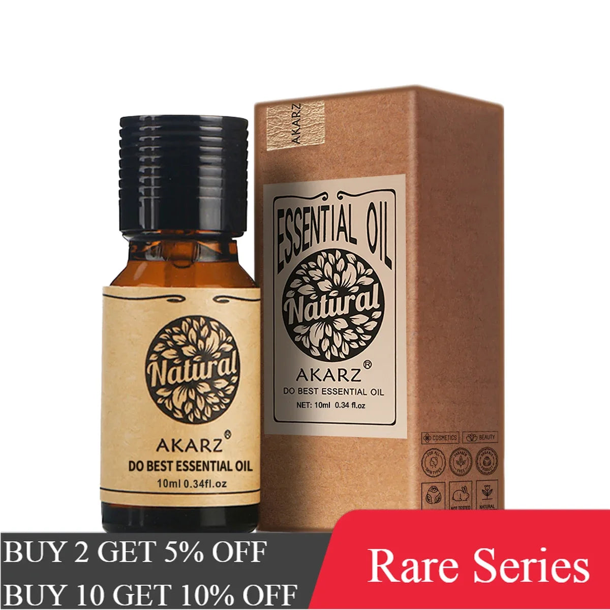 Huile essentielle aromatique rare unique AKARZ pour diffuseurs d'aromathérapie Soin de la peau visage corps Massage Huile de parfum aromatique