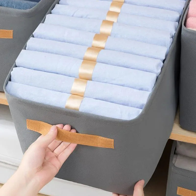 Verdicken Kleidung Organizer Hosen Pullover Aufbewahrungsschränke Schubladen Organizer Jeans Aufbewahrungsbox Kleiderschrank Kleidung Aufbewahrungsorganisatoren