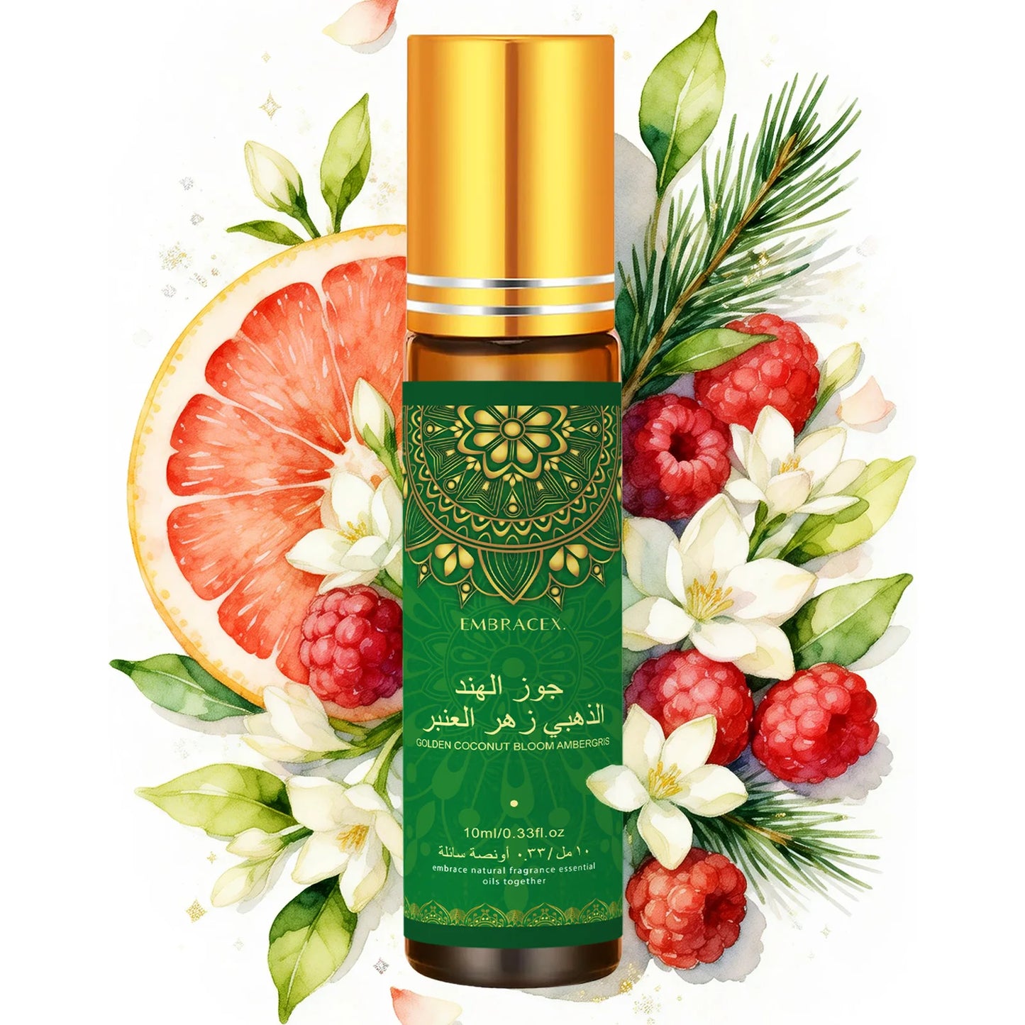 6er-Set 10ml Roller ätherische Öle Eid al-Fitr Geschenk Parfümöl Hautpflege Gesichtsöl Körperpflege Luftbefeuchter Sechs langanhaltende Düfte