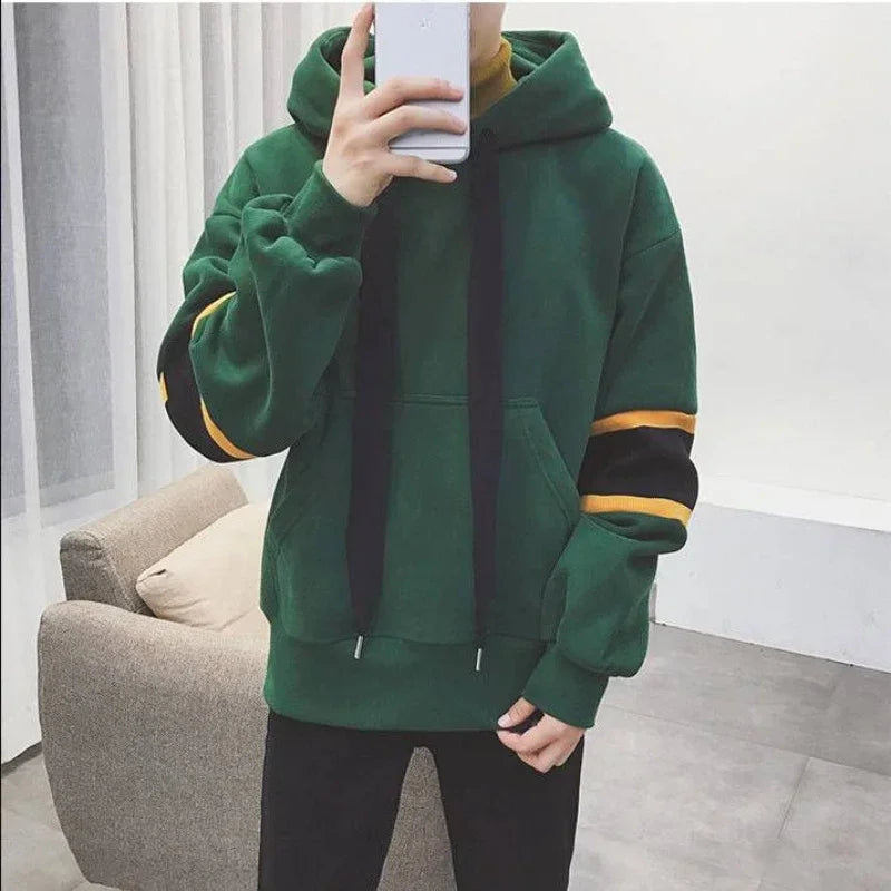 Herren-Sweatshirts Locker Warm Winter Männer Hoodies Willkommensangebot Luxus-Sweatshirt Baumwolle Schlicht Neu Designer Herbst Emo Günstig